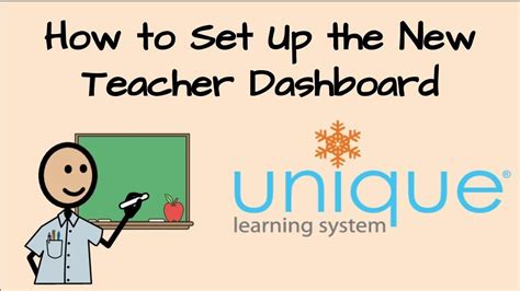 How To Set Up The New Teacher Dashboard Unique Learning Systems N2y