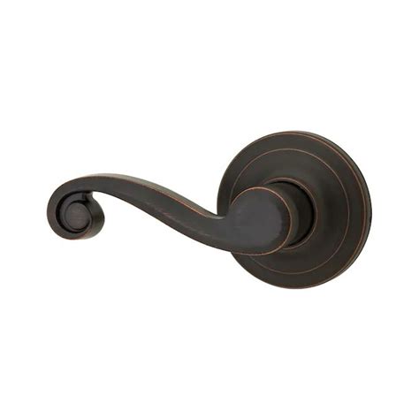 Kwikset Signature Series Lido Venetian Bronze Left Handed Dummy Door