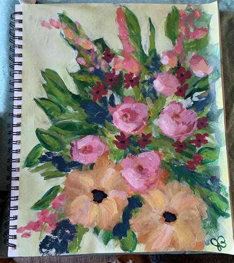 Expressive Floral Painting | Skillshare Student Project