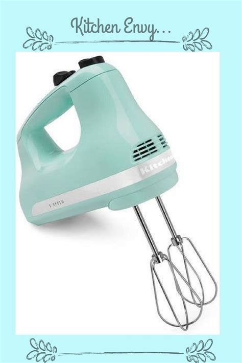 KitchenAid 5-Speed Hand Mixer - Ice Blue | Kitchen aid hand mixer, Hand ...