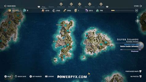 Assassins Creed Odyssey Orichalcum Fragment Locations Map