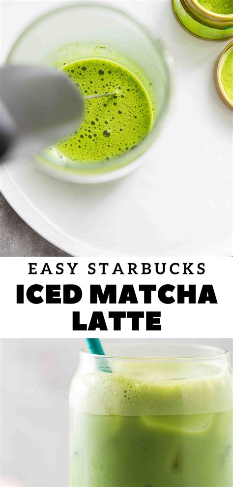 Easy Starbucks Iced Green Tea Matcha Latte Recipe Matcha Latte