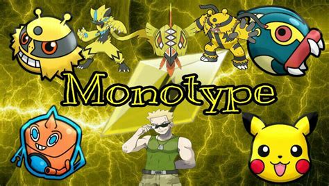 Monotype ELÉCTRICO Pokémon En Español Amino