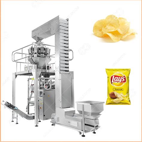 Automatic Potato Chips Packaging Machine With Nitrogen Gas