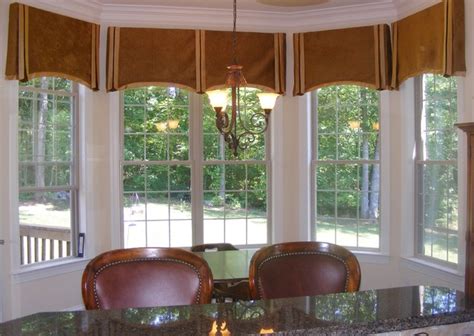 Bay window valances - Traditional - Dining Room - Other - by ...