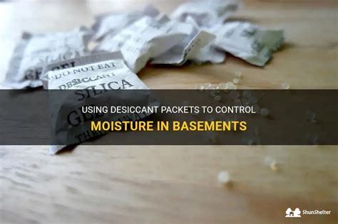 Using Desiccant Packets To Control Moisture In Basements ShunShelter