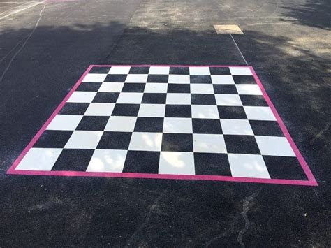 Chess Board Playground Marking - School Playground Games