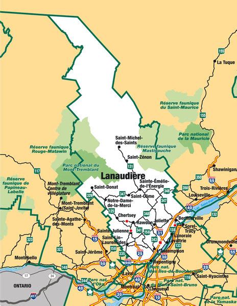 Lanaudière Map