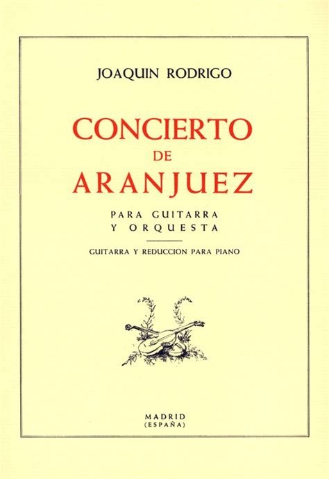 Concierto De Aranjuez For Guitar And Piano Willis Music Store