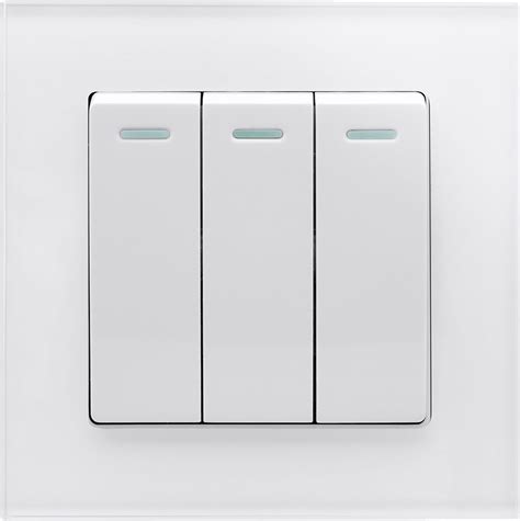 Retrotouch Retractive Pulse Light Switch Gang White Pg Home