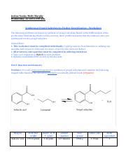 Synthesis Of Propyl Salicylate Reaction Analysis Observations