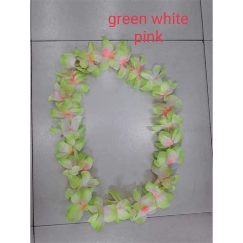 Hawaiian Garland Lei Available Also 4in1 Set Rainbow Color Only