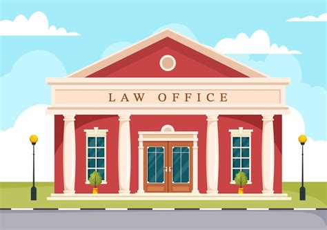 Law Firm Building With Legal Advice Judgement Education And Lawyer