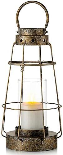 Amazon H Potter Large Decorative Hurricane Lantern Glass Candle