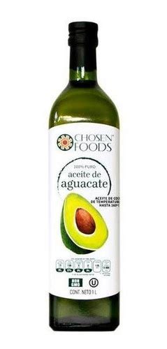 Aceite 100 Puro De Aguacate Natural 1 Litro Chosen Foods SALTERNA