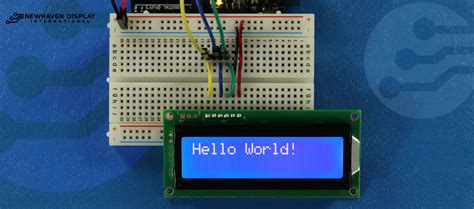 How To Connect LCD To Arduino Newhaven Display