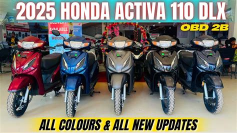 honda activa  dlx  colours  update  road price