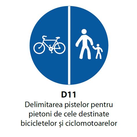 Delimitarea Pistelor Pentru Pietoni De Cele Destinate Bicicletelor Si