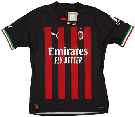 2022-23 AC Milan Authentic Home Shirt (XL)