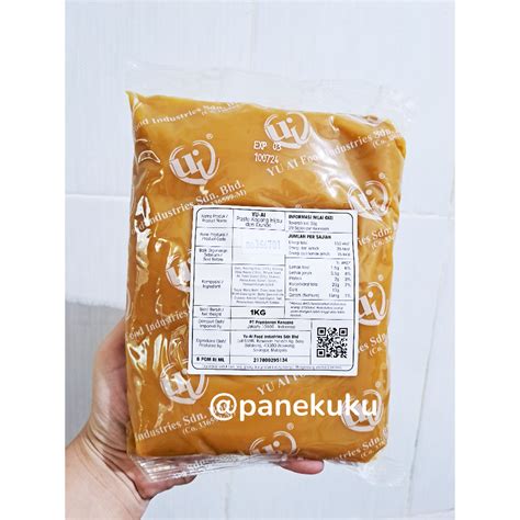 Jual Yu Ai Selai Durian Mung Bean Durian Kacang Hijau Repack 250 Gram