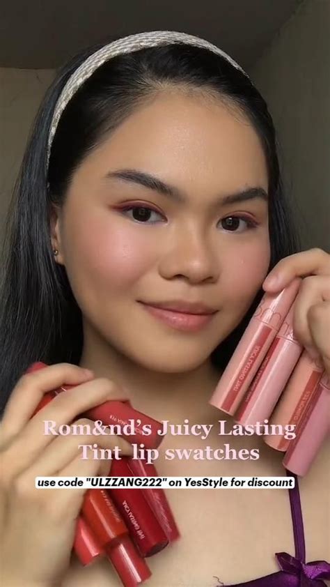 Romand Juicy Lasting Tint Swatch By Jeanmisoles Makyaj R Nleri