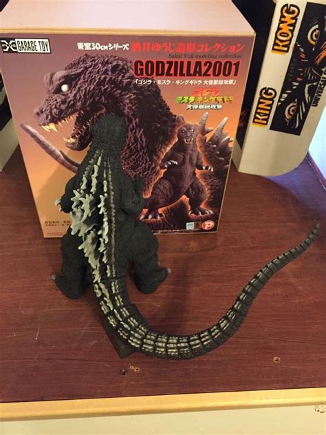 X Plus 30cm Yuji Sakai Gmk Godzilla 2001 W Box Toho Godzilla Awesome