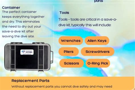 Infographic - Equipment Maintenance: A Diver's Checklist - Diving Notes