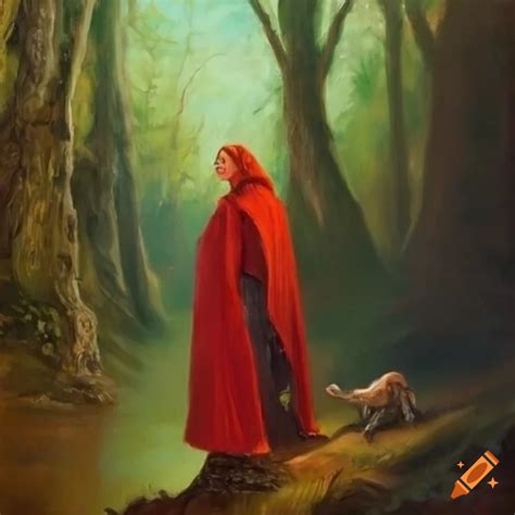 Oil Painting Of Two Elves In A Forest On Craiyon