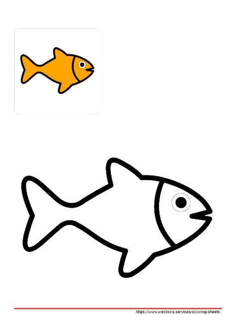 Webtools - Fish Coloring Sheet