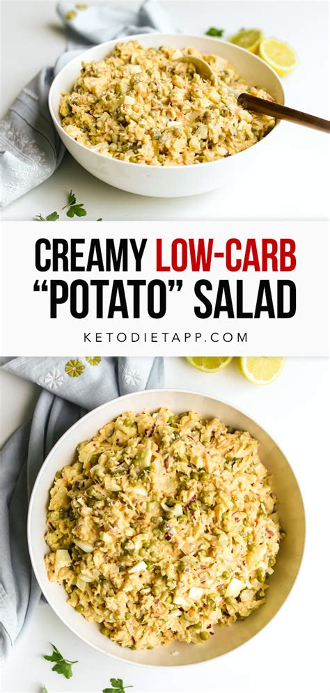 Creamy Low-Carb Potato Salad | KetoDiet Blog