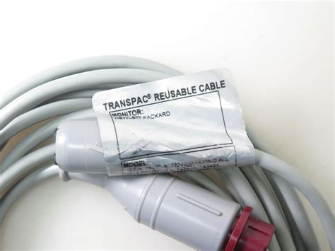 Icu Medical Transpac Cable Reusable Monitor Hewlett Packard Ua Ebay