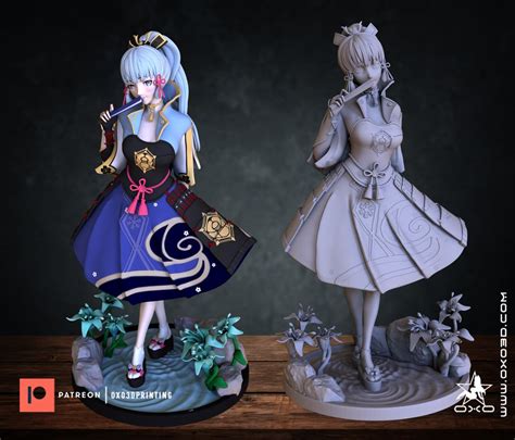 Kamisato Ayaka Genshin Impact 3d Print Model