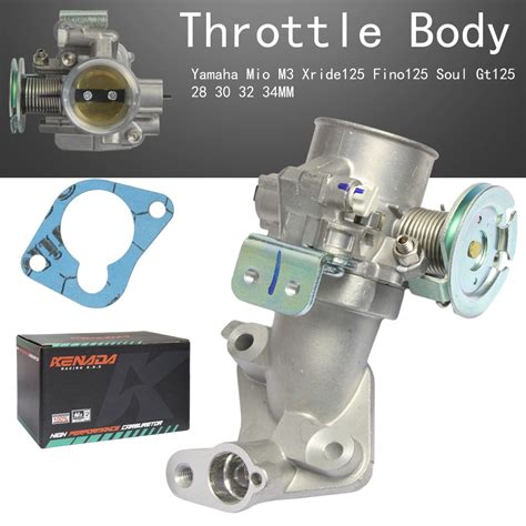 Jual TB KENADA Throttle Body MIO M3 XRIDE125 FINO125 SOUL GT125 28 30