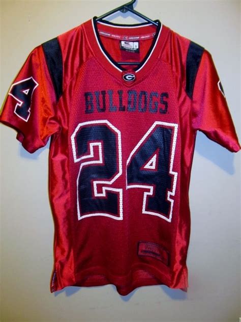 Georgia Bulldogs # 24 Football Jersey , Youth small | Georgia bulldogs