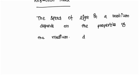 SOLVED:What is refractive index?