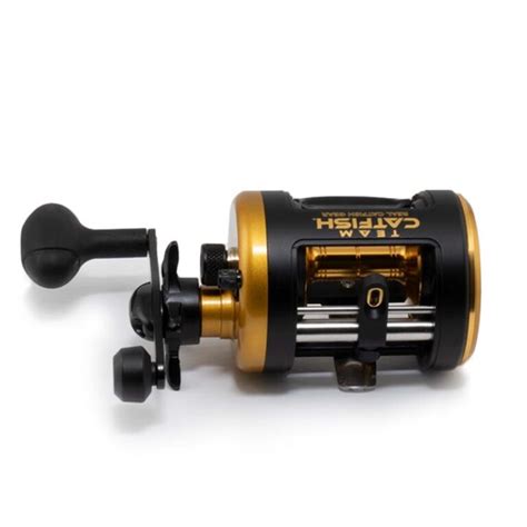 Gold Ring 400 Size Casting Reel W Power Handle Team Catfish