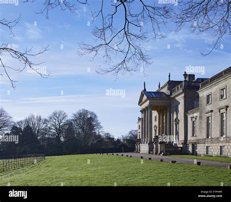 The Exterior Of The House At Stourhead Wiltshire Stourhead House