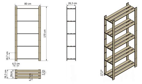 Planos De Estantes De Madera O Melamina Gratis Pdf