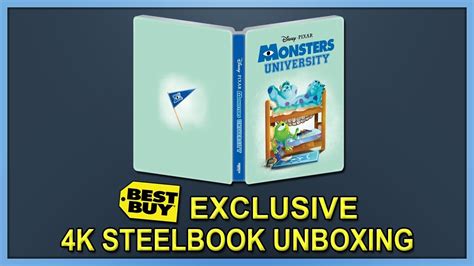 Monsters University Best Buy Exclusive 4k2d Blu Ray Steelbook Unboxing