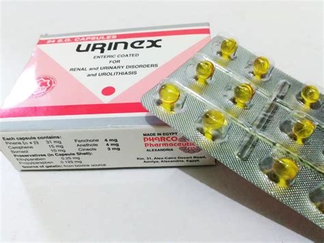 Urinex 24s Capsules For Urolithiasis Urinary Tract Infections And Stones Ebay