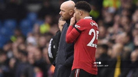 Konflik Makin Panas Erik Ten Hag Kini Ogah Bicara Dengan Jadon Sancho