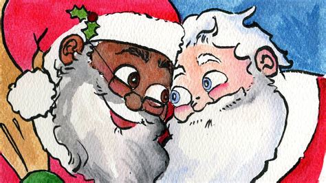 A New Book Shows Santa In A Same Sex Interracial Relationship Teen Vogue