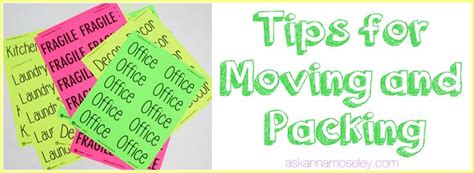 Moving and Packing Tips | Unpacking tips, Moving packing, Packing tips