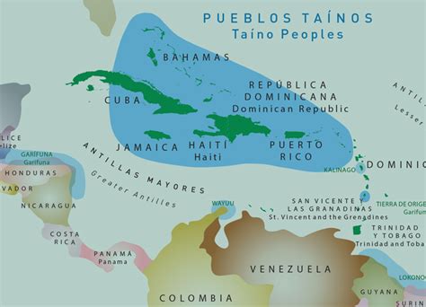 Taino Tribe Map