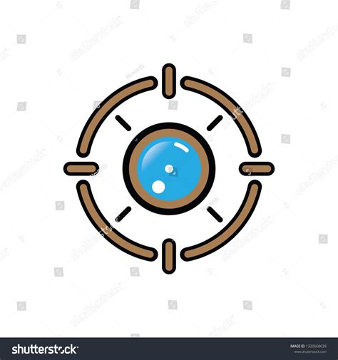 Sniper Scope Logo Stock Vector Royalty Free 1320668639 Shutterstock