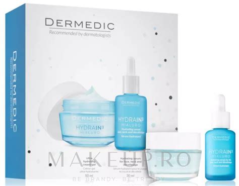 Dermedic Hydrain 3 (f/ser/30ml + cr-gel/50ml) - Set | Makeup.ro