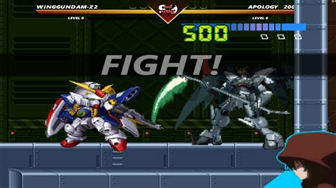 Wing Gundam Z2 Vs Deathscythe Hell Ew Mugen Mecha Fighting Youtube