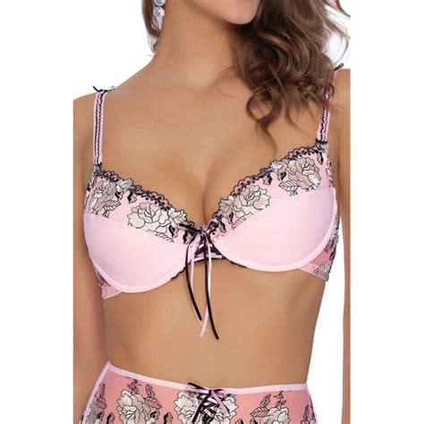 Soutien gorge push up rose natali ROZA lingerie féminine taille