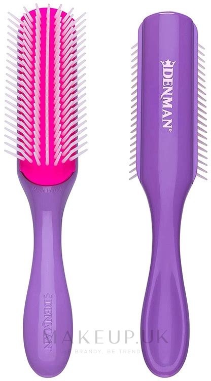 Denman Medium Row Styling Brush African Violet D Hair Brush