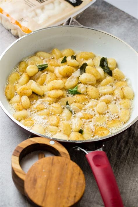 Sage And Brown Butter Gnocchi 10 Minute Recipe Oh Sweet Basil